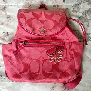 Coach Pink Backpack